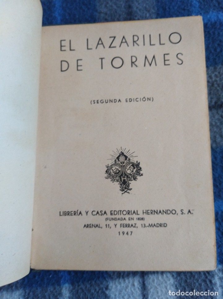 Libros antiguos: Libro - el Lazarillo de Tormes - 1947 - Foto 3