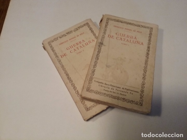 Libros antiguos: Guerra de Catalu&ntilde;a Tomos I y II - Foto 1