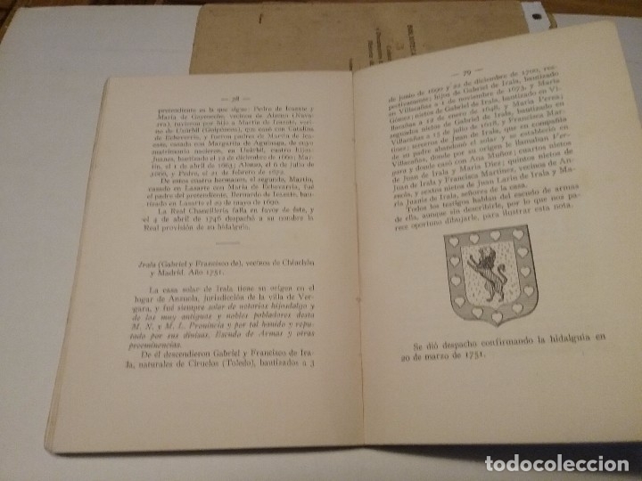 Libros antiguos: Nobleza Guipuzcoana - Foto 4