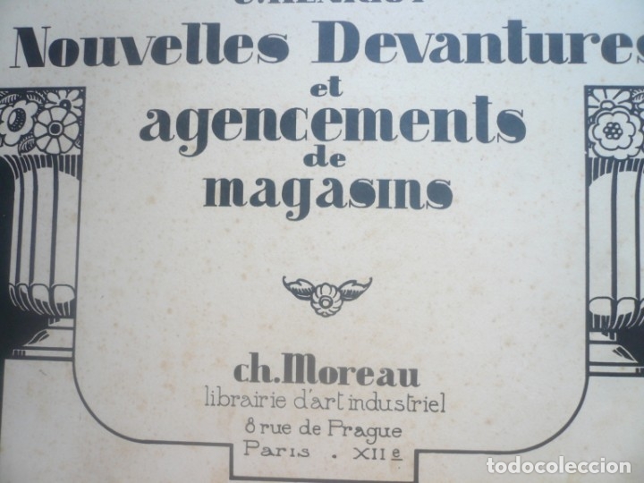 Libros antiguos: Nouvelles Devantures et agencements de magasms - Foto 2