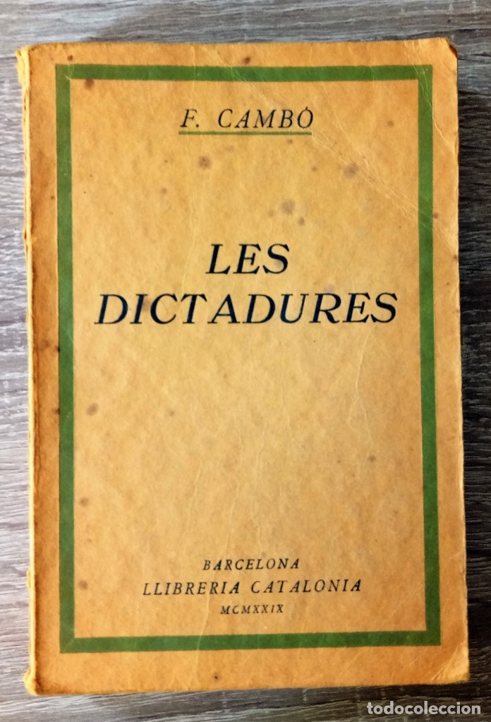 Libros antiguos: Les Dictadures - Foto 1