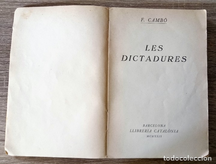 Libros antiguos: Les Dictadures - Foto 2