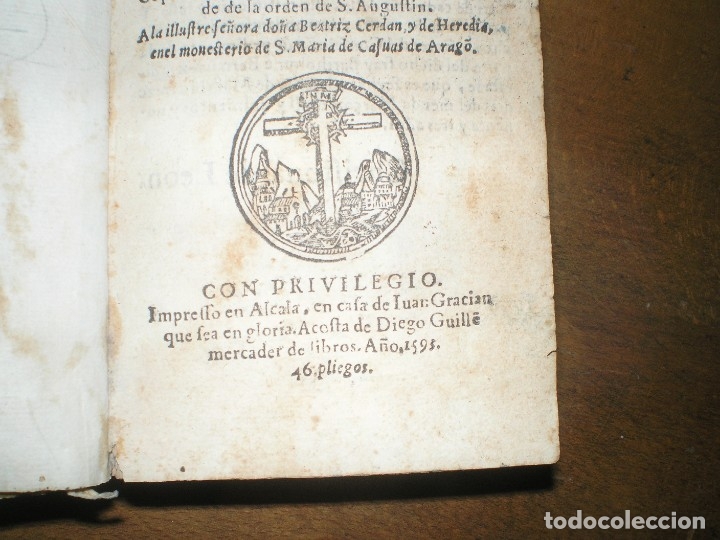 Libros antiguos: MALON DE CHAIDE, PEDRO: LIBRO DE LA CONVERSION DE LA MAGDALENA. Alcal&aacute;. 1595 - Foto 8