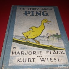 Libros antiguos: THE STORY ABOUT PING THE VIKING PRESS 1933 U.S.A,. Lote 174367214