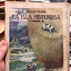 Libros antiguos: LIBRO LA ISLA MISTERIOSA TOMO I - JULIO VERME - 216 PAG. Lote 174505384