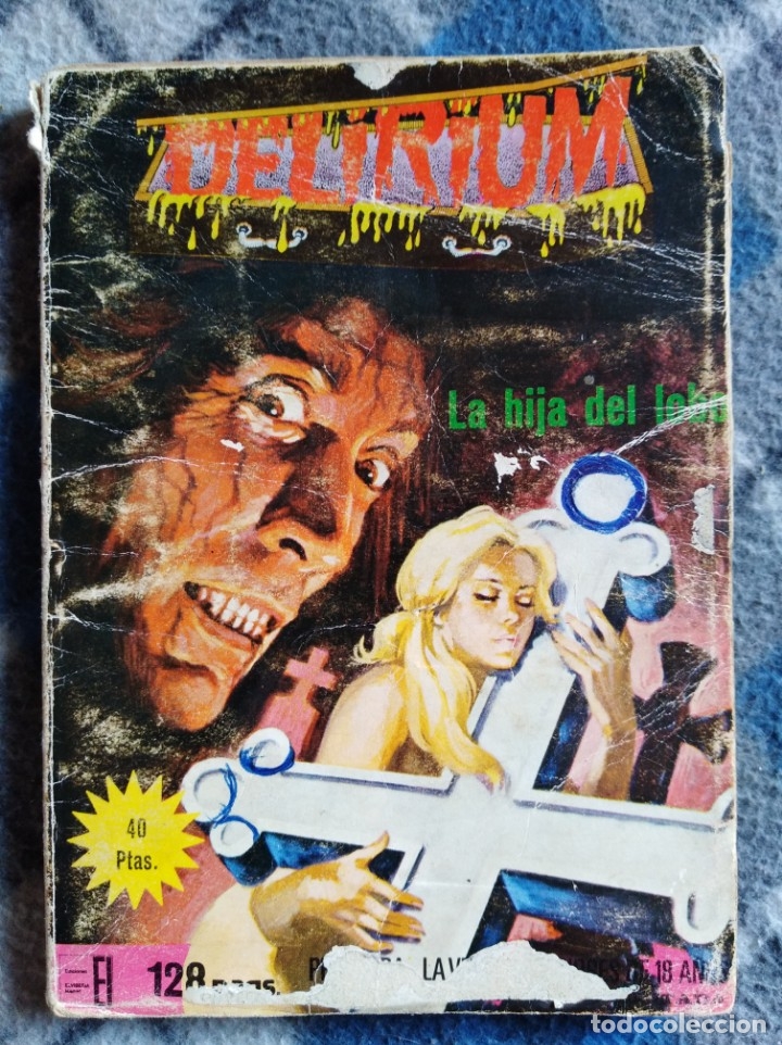 Livres anciens: Novela - delirium,la hija del lobo (454)