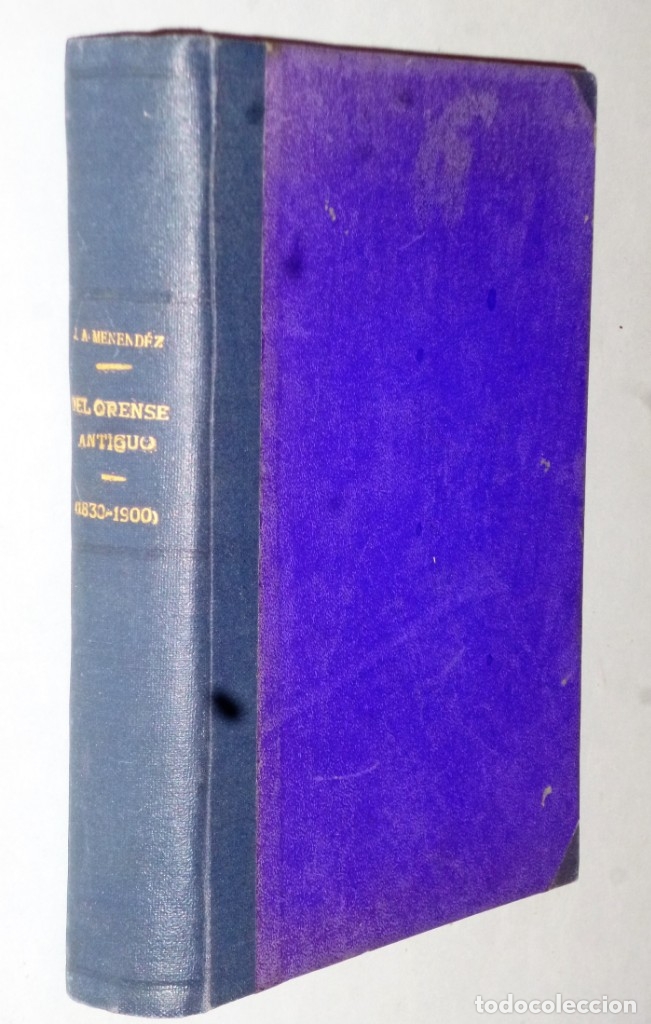 Libros antiguos: DEL ORENSE ANTIGUO. (1830-1900) - Foto 1
