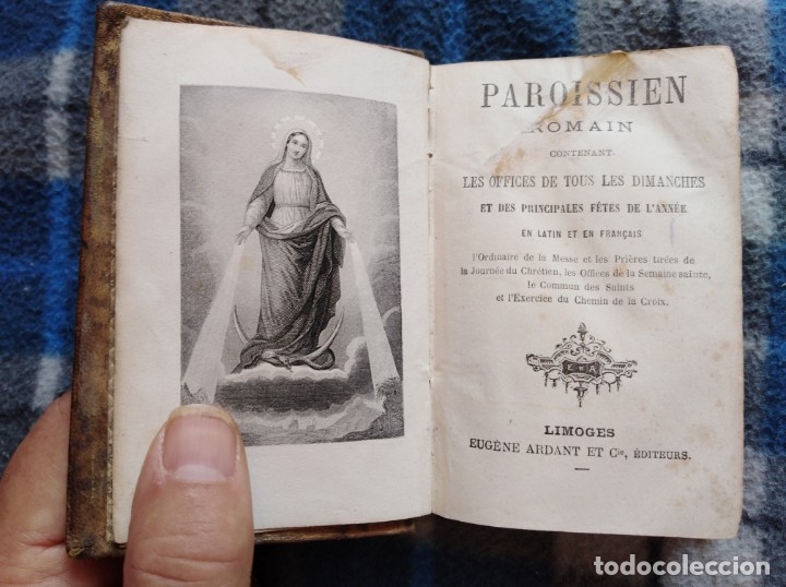 Libros antiguos: Libro antiguo - paroissien - en franc&eacute;s - - Foto 3