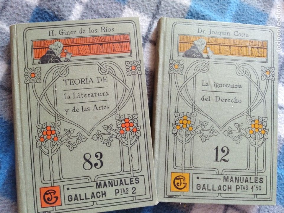 Old books: Lote dos libros - teor&iacute;a de la literatura y de las artes - la ignorancia del derecho (539)