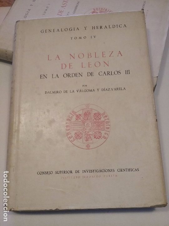 Libros antiguos: La Nobleza de Le&oacute;n Tomo IV - Foto 1