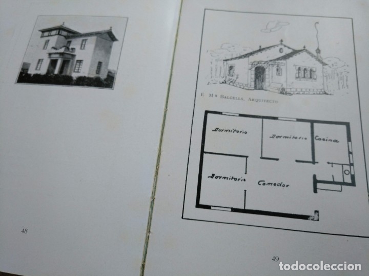 Libros antiguos: PRIMERA EDICI&Oacute;N (1930) DE MODELOS DE CHALETS Y CASAS ECON&Oacute;MICAS - Foto 12