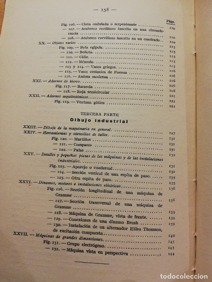 Libros antiguos: DIBUJO GEOM&Eacute;TRICO E INDUSTRIAL (A. ANTILLI) - Foto 8