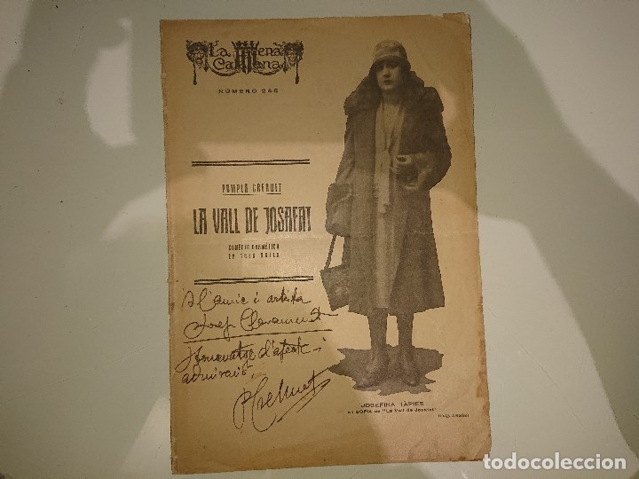 Libros antiguos: LA VALL DE JOSAFAT - COMEDIA DRAMATICA EN TRES ACTES 1927, LEER Descipcion - Foto 1