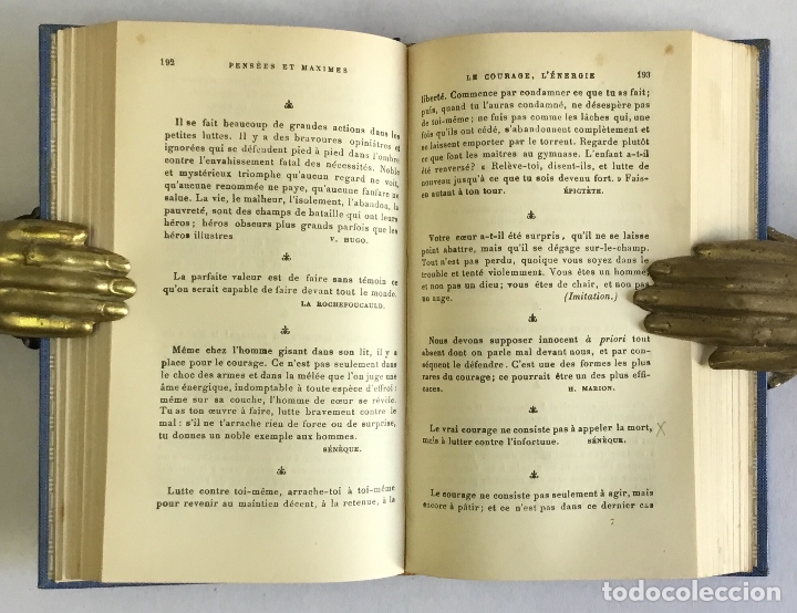 Libros antiguos: PENS&Eacute;ES ET MAXIMES POUR LA PRATIQUE DE LA VIE. - CAZES, E. - Foto 3