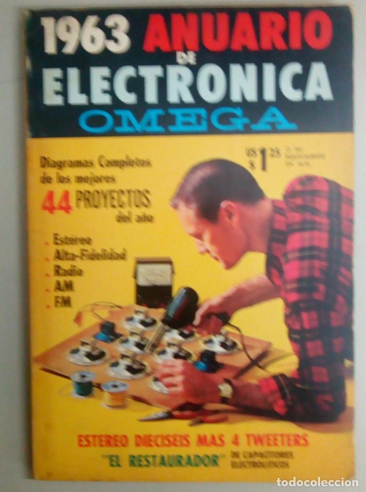 Old books: 1963 ANUARIO DE ELECTRONICA OMEGA,  L11782