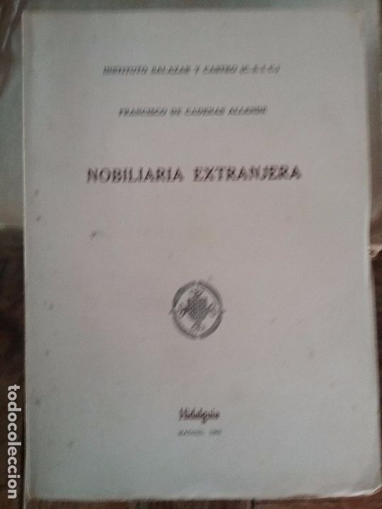 Libros antiguos: Nobiliaria Extrangera - Foto 1