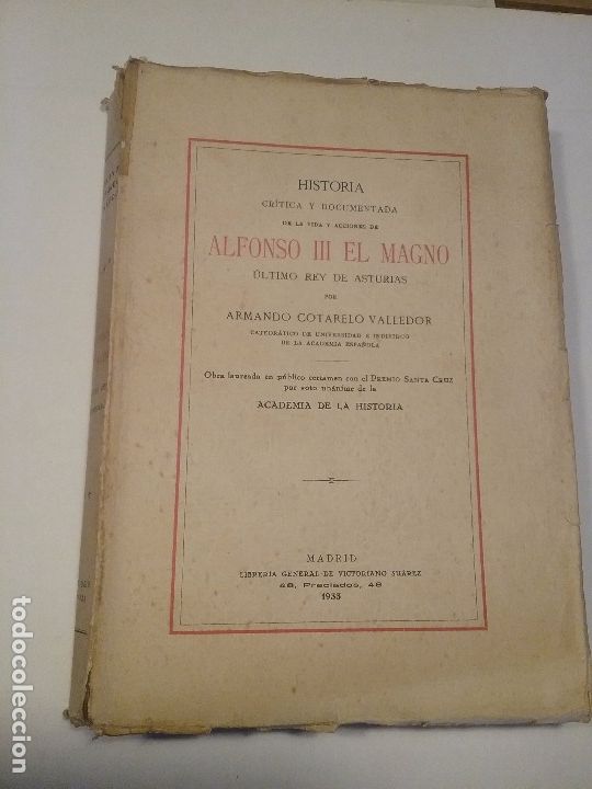 Libros antiguos: Alfonso III el Magno - Foto 1