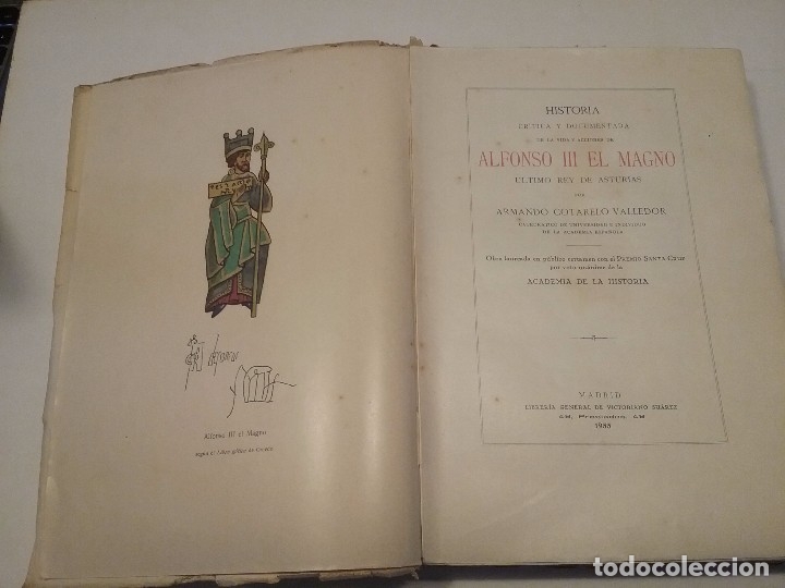 Libros antiguos: Alfonso III el Magno - Foto 2