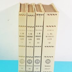 Livres anciens: ELS NOSTRES CLASSICS, EDITORIAL BARCINO: LIBRE DE MERAVELLES, RAMON LLULL COMPLETA 4 TOMOS 1931-34. Lote 175989204