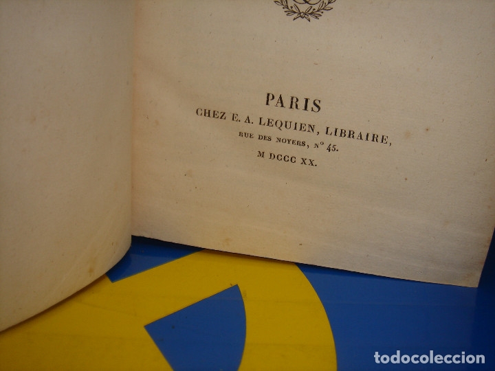 Libros antiguos: Cuatro tomos OEUVRES COMPLETES DE VOLTAIRE-1825-observa las ediciones - Foto 4