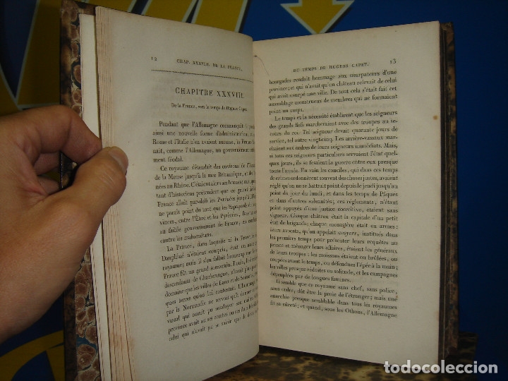 Libros antiguos: Cuatro tomos OEUVRES COMPLETES DE VOLTAIRE-1825-observa las ediciones - Foto 6