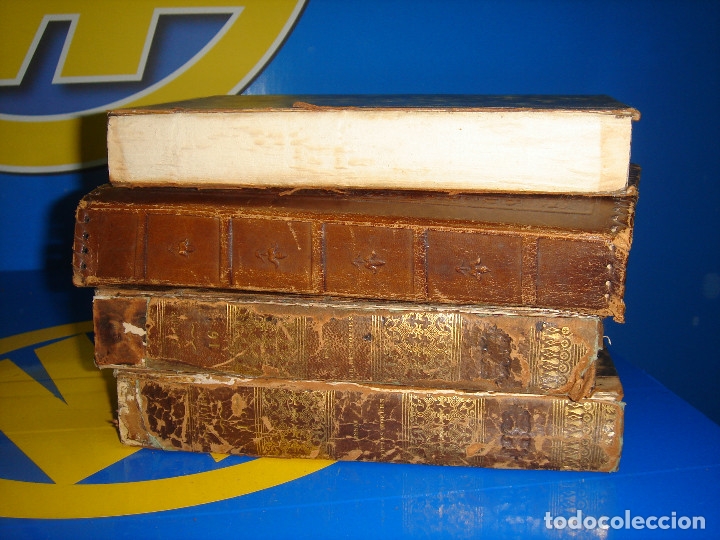 Libros antiguos: Cuatro tomos OEUVRES COMPLETES DE VOLTAIRE-1825-observa las ediciones - Foto 10