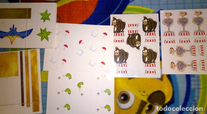 Libros antiguos: dibujos plastilina puzzles varios - Foto 1
