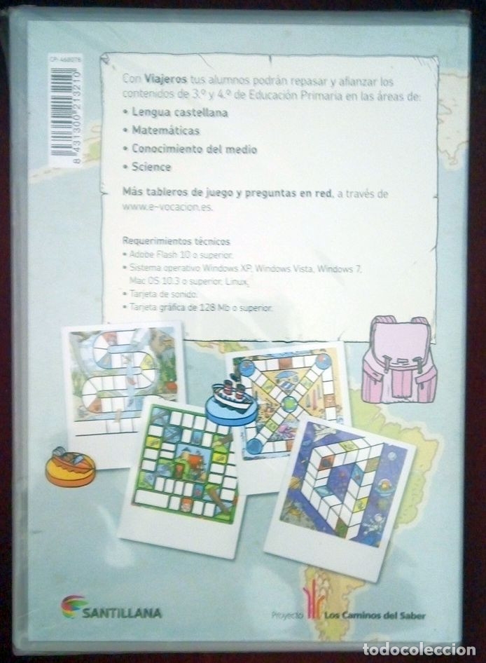 Libros antiguos: dvd interactivo aprender ni&ntilde;os viajeros - Foto 2