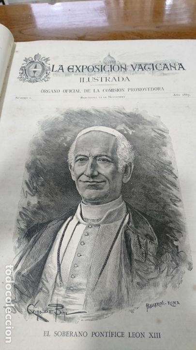 Libros antiguos: LA EXPOSICI&Oacute;N VATICANA ILUSTRADA - Foto 1
