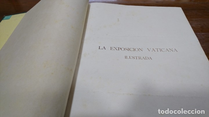 Libros antiguos: LA EXPOSICI&Oacute;N VATICANA ILUSTRADA - Foto 2