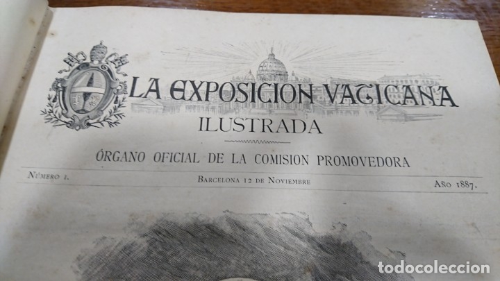 Libros antiguos: LA EXPOSICI&Oacute;N VATICANA ILUSTRADA - Foto 7