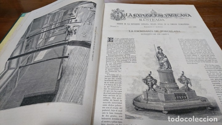 Libros antiguos: LA EXPOSICI&Oacute;N VATICANA ILUSTRADA - Foto 9