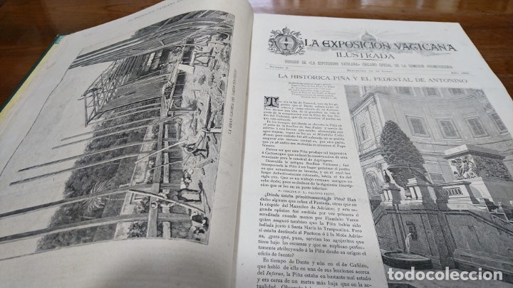 Libros antiguos: LA EXPOSICI&Oacute;N VATICANA ILUSTRADA - Foto 10