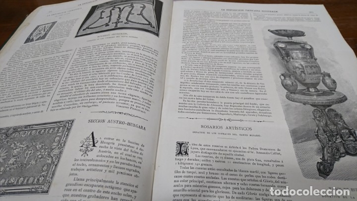 Libros antiguos: LA EXPOSICI&Oacute;N VATICANA ILUSTRADA - Foto 12