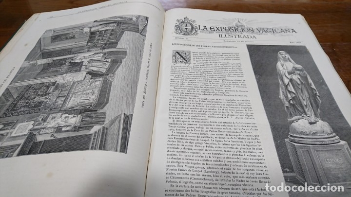 Libros antiguos: LA EXPOSICI&Oacute;N VATICANA ILUSTRADA - Foto 14