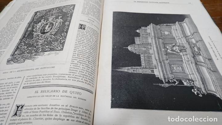 Libros antiguos: LA EXPOSICI&Oacute;N VATICANA ILUSTRADA - Foto 15
