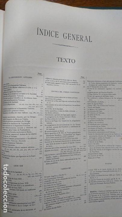 Libros antiguos: LA EXPOSICI&Oacute;N VATICANA ILUSTRADA - Foto 18