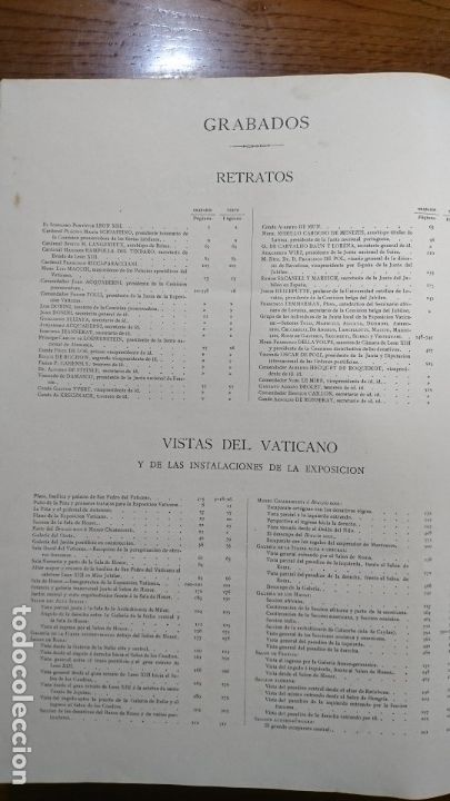 Libros antiguos: LA EXPOSICI&Oacute;N VATICANA ILUSTRADA - Foto 19