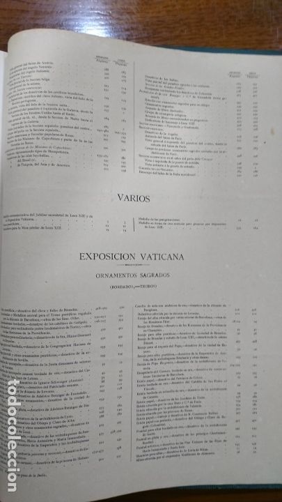 Libros antiguos: LA EXPOSICI&Oacute;N VATICANA ILUSTRADA - Foto 20