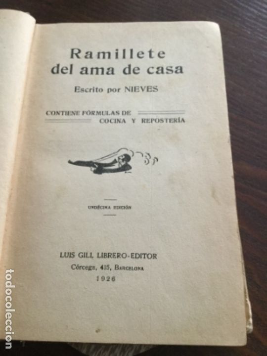 Libros antiguos: Libro cocina - Foto 1