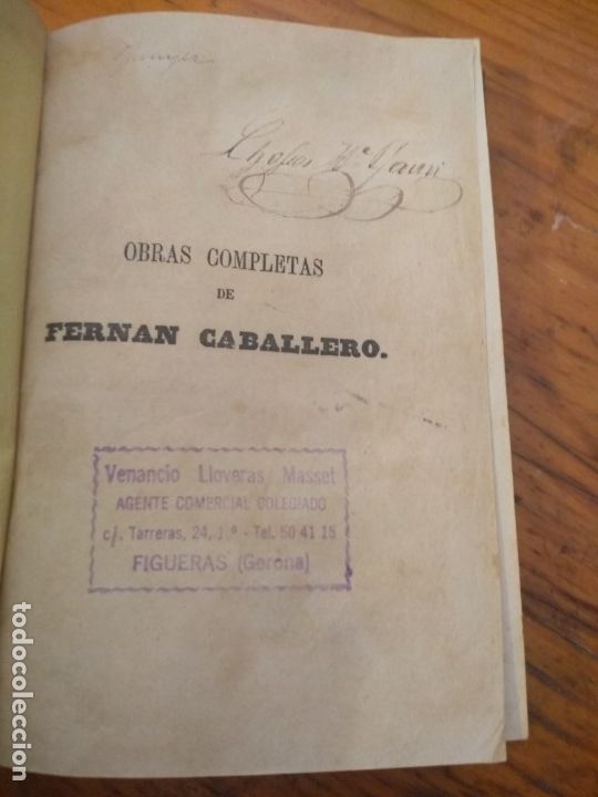 Libros antiguos: FERNAN CABALLERO. L&Aacute;GRIMAS, 1862. - Foto 2