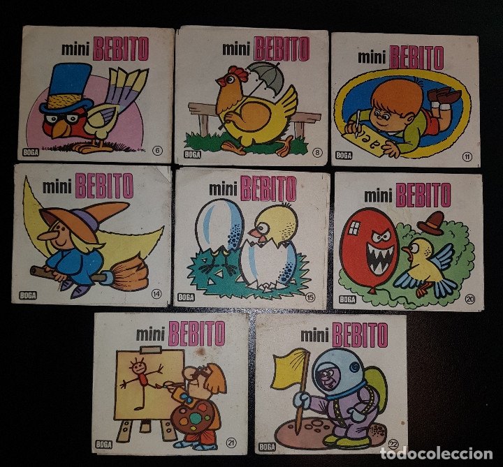Libros antiguos: LOTE MINI BEBITOS BOGA 1970 PARA COLOREAR - Foto 1