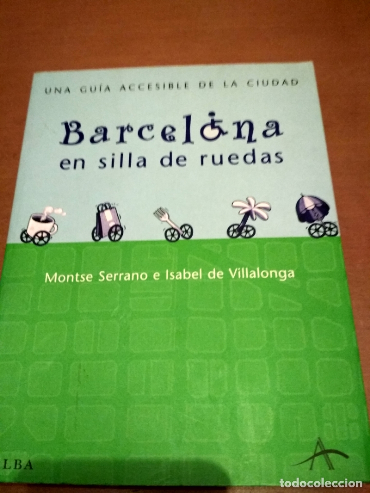 Libros antiguos: Barcelona en silla de ruedas - Foto 1