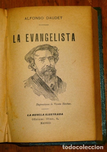 Libros antiguos: DAUDET, Alfonso. El Nabab ; La evangelista - Foto 2