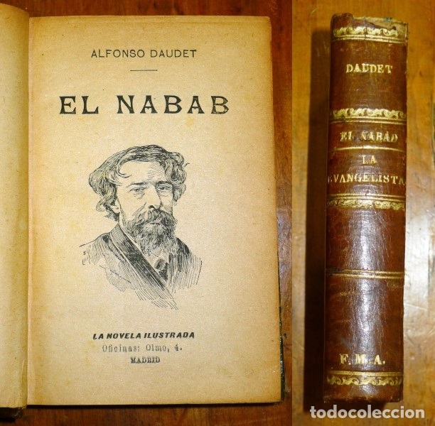 Libros antiguos: DAUDET, Alfonso. El Nabab ; La evangelista - Foto 1