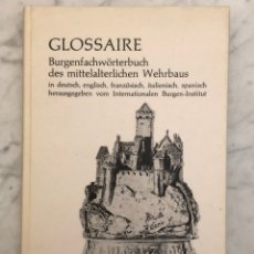 Libros antiguos: GLOSSAIRE-LEONARDO VILLENA(33€). Lote 177017467