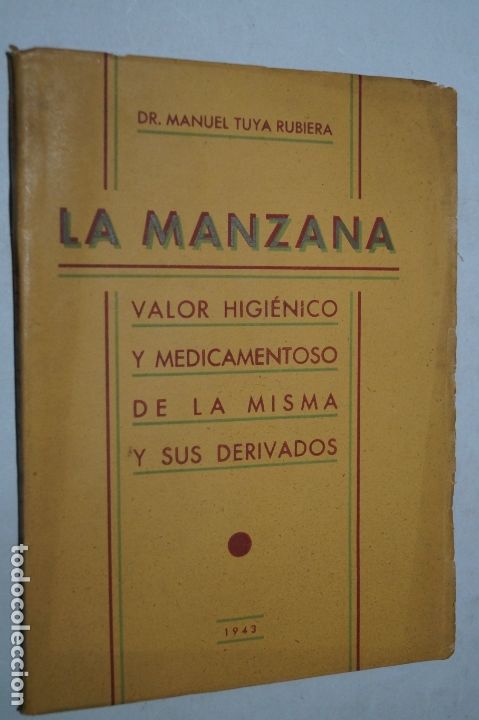 Libros antiguos: LA MANZANA. MANUEL TUYA - Foto 1