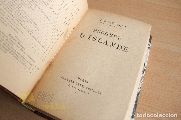 Libros antiguos: P&egrave;cheur DIslande - Pierre Loti - En Franc&eacute;s - Foto 5