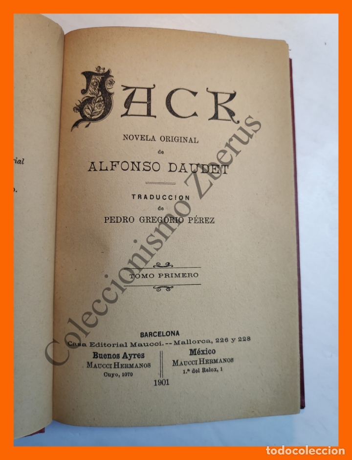 Libros antiguos: Jack - Alfonso Daudet - Foto 2