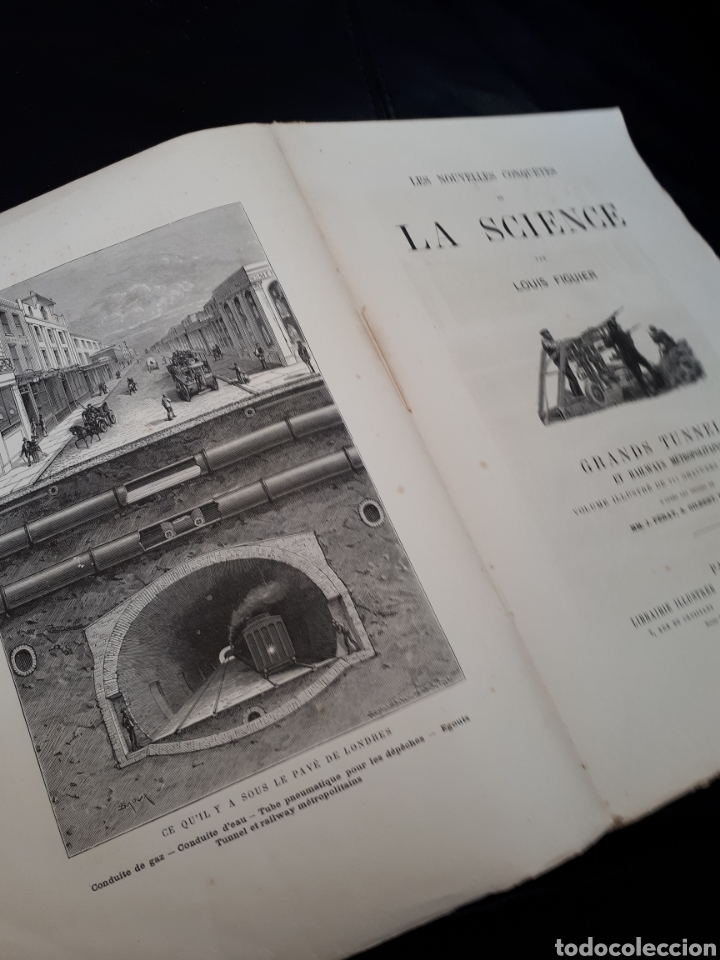 Libros antiguos: La Science. Grandes Tuneles - Foto 2